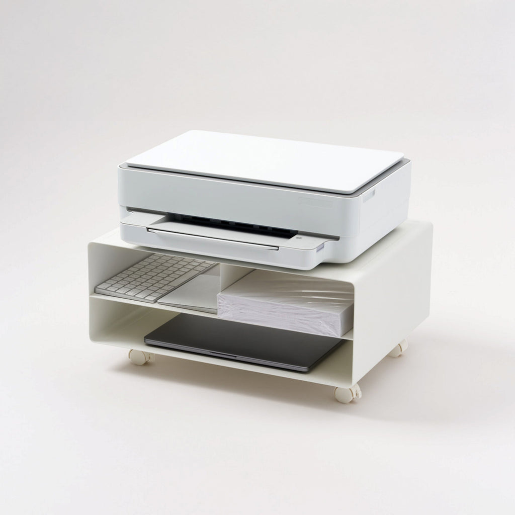 Rolling Printer Stand - Steel