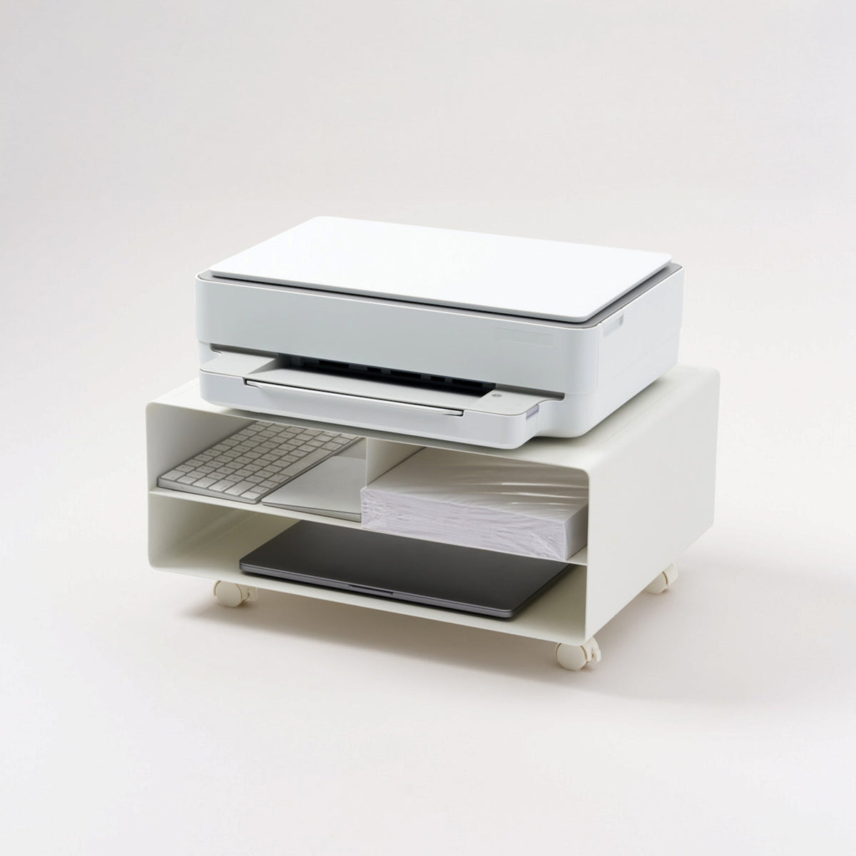 Rolling Printer Stand - Steel